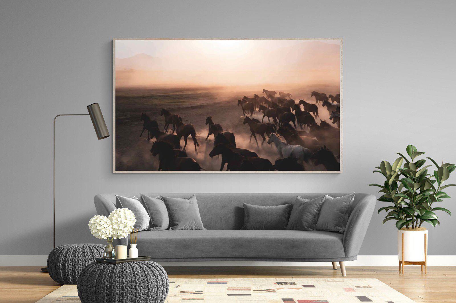 Gallop-Wall_Art-220 x 130cm-Mounted Canvas-Wood-Pixalot