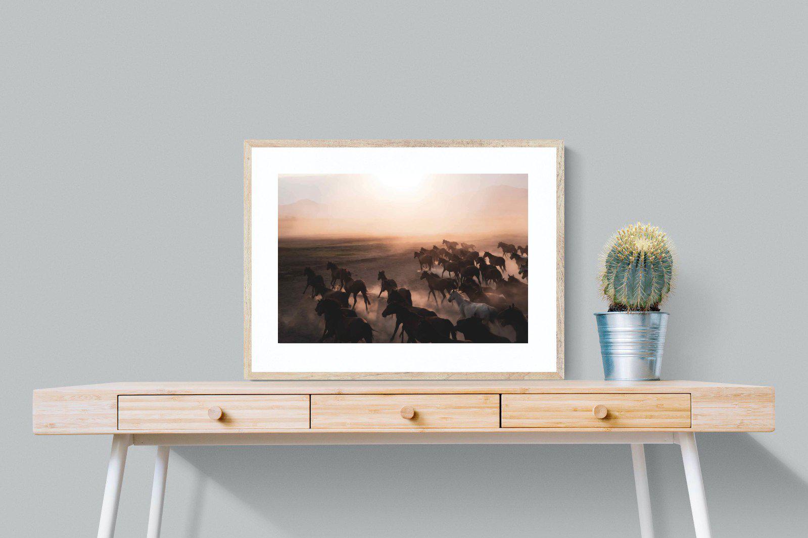 Gallop-Wall_Art-80 x 60cm-Framed Print-Wood-Pixalot