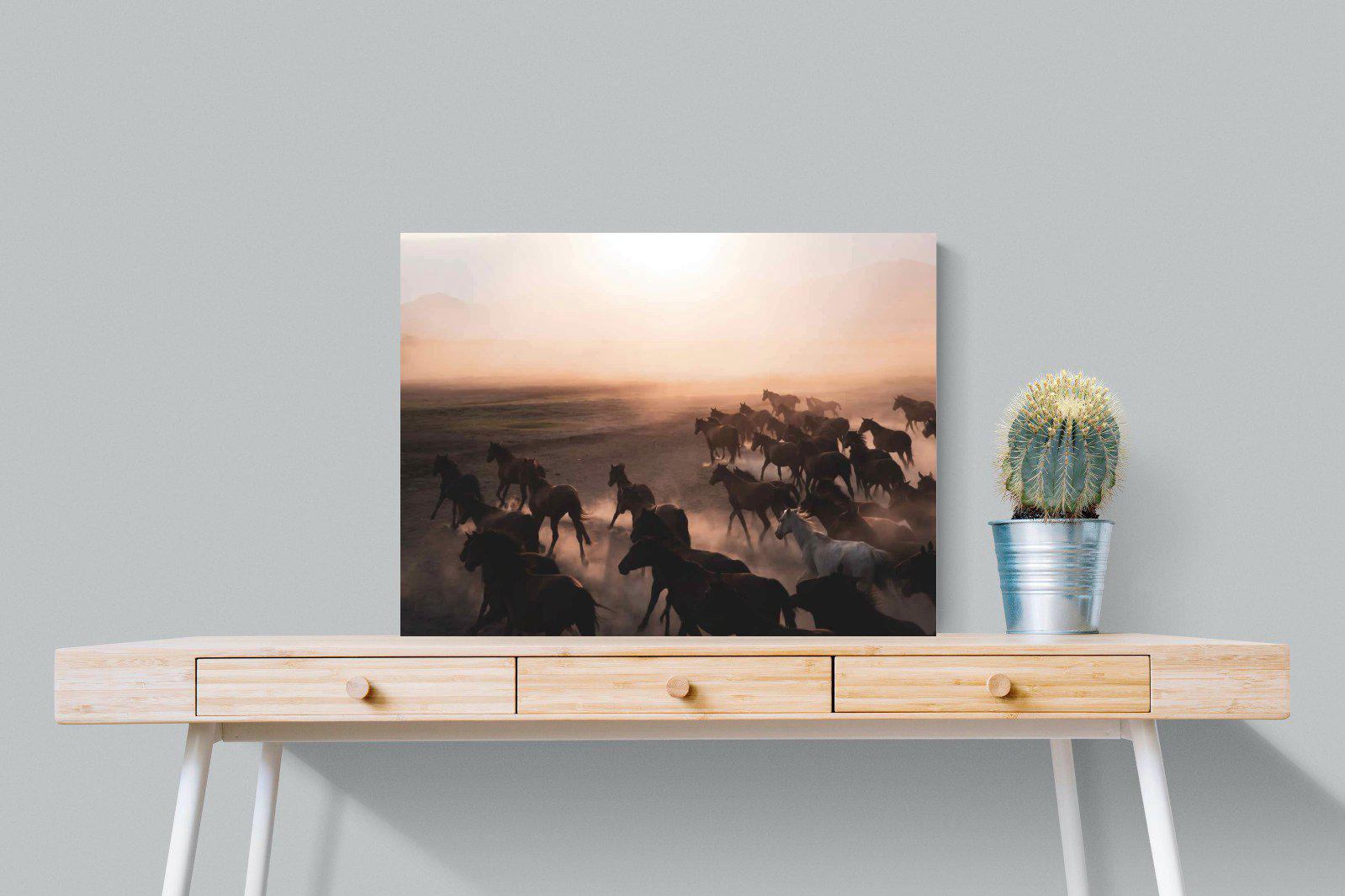 Gallop-Wall_Art-80 x 60cm-Mounted Canvas-No Frame-Pixalot
