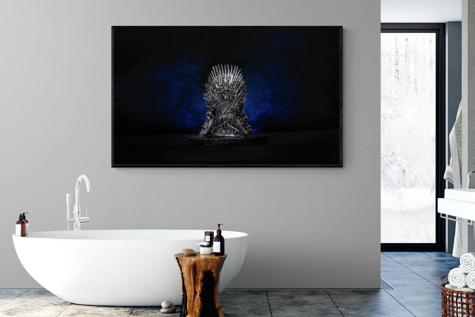 Game of Thrones-Wall_Art-180 x 110cm-Mounted Canvas-Black-Pixalot