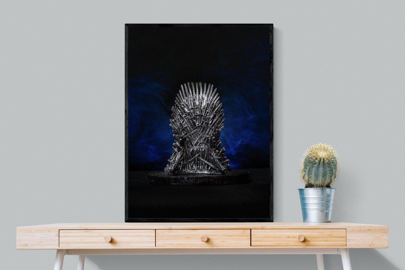 Game of Thrones-Wall_Art-75 x 100cm-Mounted Canvas-Black-Pixalot