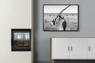 Gemsbok-Wall_Art-100 x 75cm-Mounted Canvas-Black-Pixalot