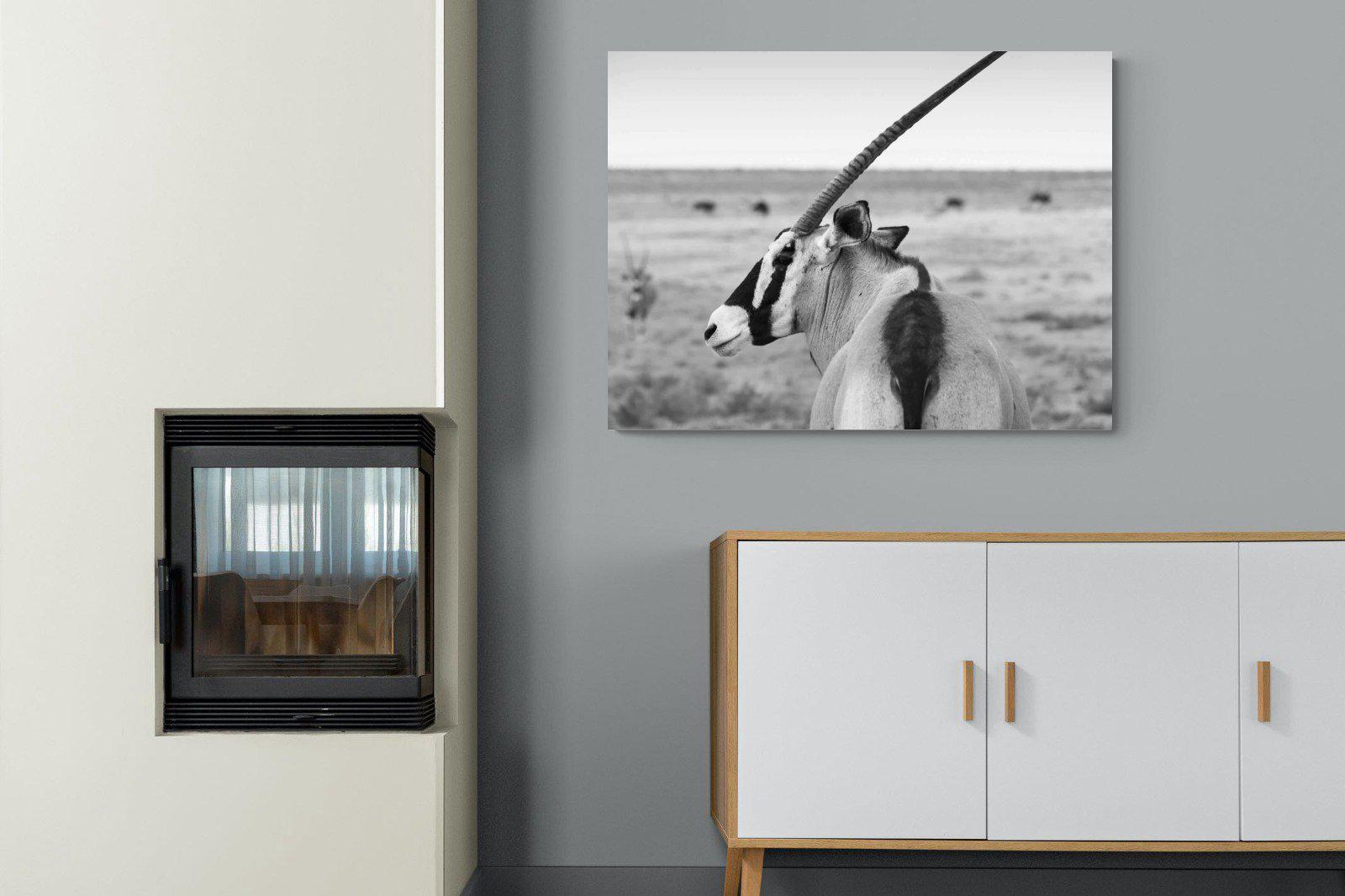 Gemsbok-Wall_Art-100 x 75cm-Mounted Canvas-No Frame-Pixalot