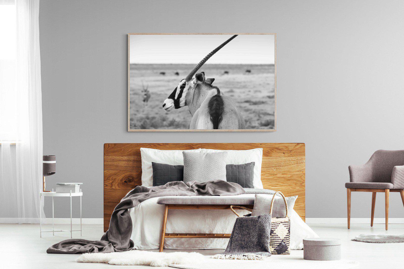 Gemsbok-Wall_Art-150 x 100cm-Mounted Canvas-Wood-Pixalot
