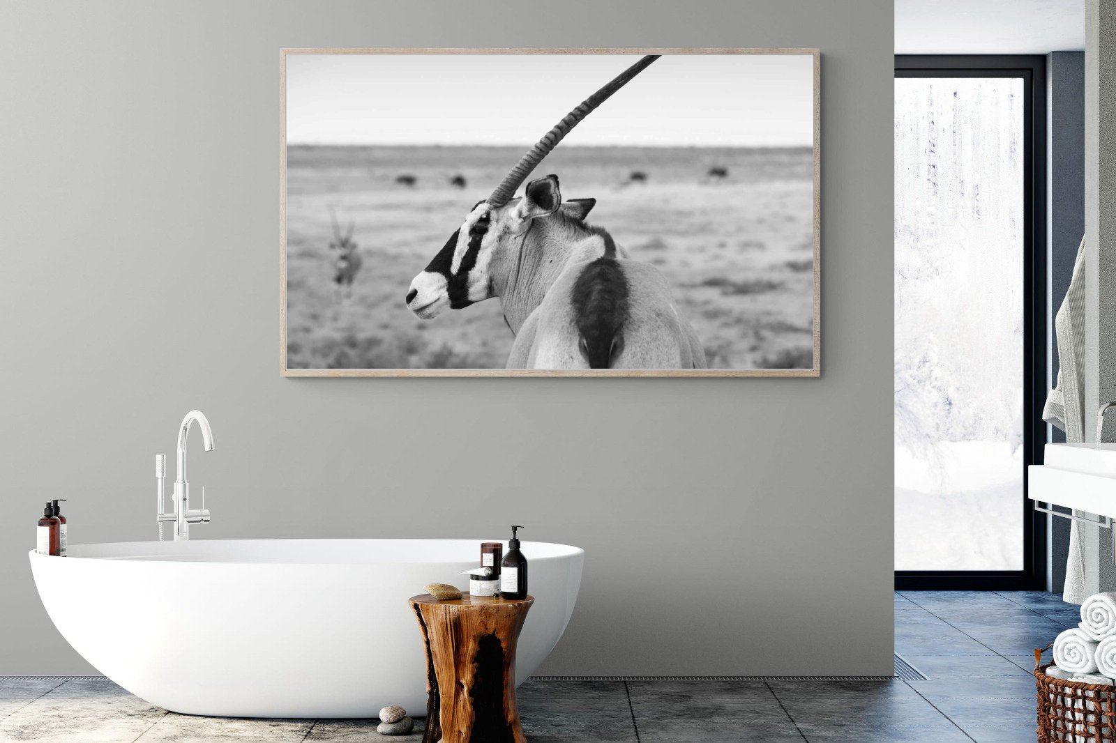Gemsbok-Wall_Art-180 x 110cm-Mounted Canvas-Wood-Pixalot