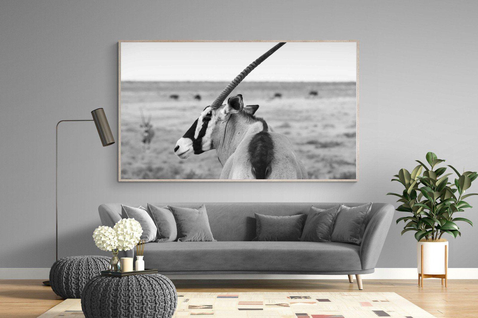 Gemsbok-Wall_Art-220 x 130cm-Mounted Canvas-Wood-Pixalot
