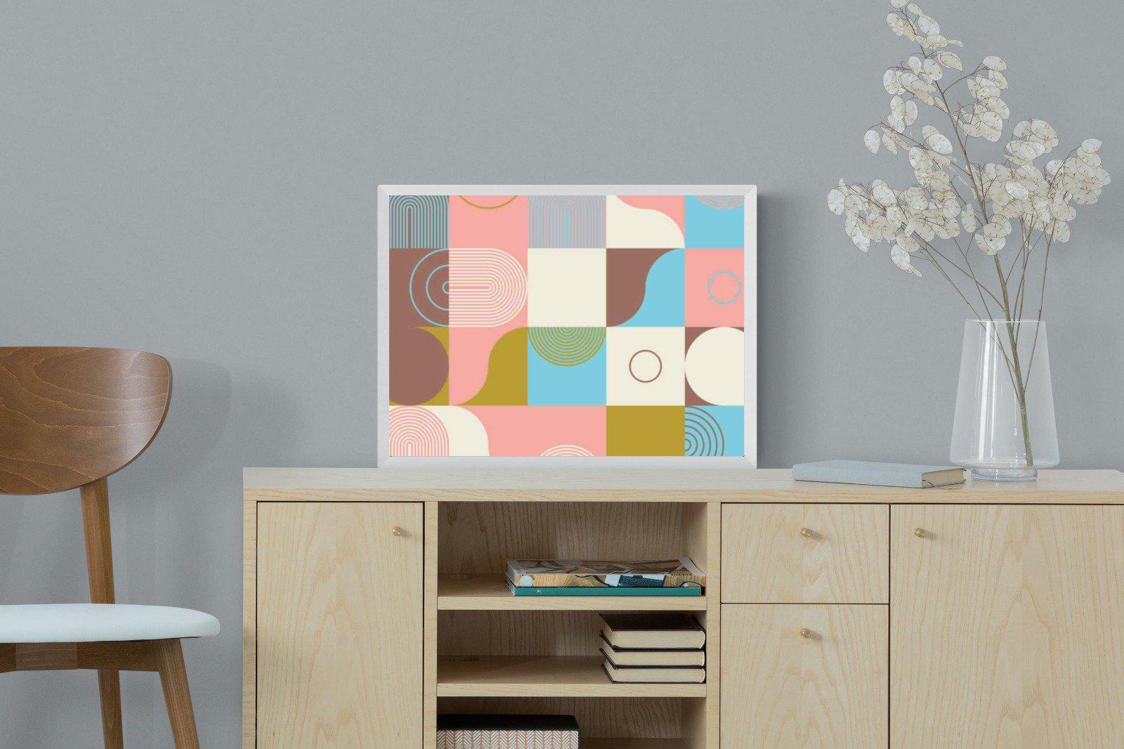 Geometric-Wall_Art-60 x 45cm-Mounted Canvas-White-Pixalot
