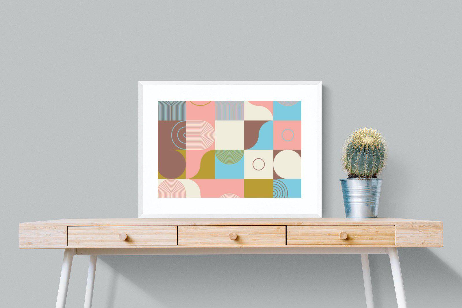 Geometric-Wall_Art-80 x 60cm-Framed Print-White-Pixalot