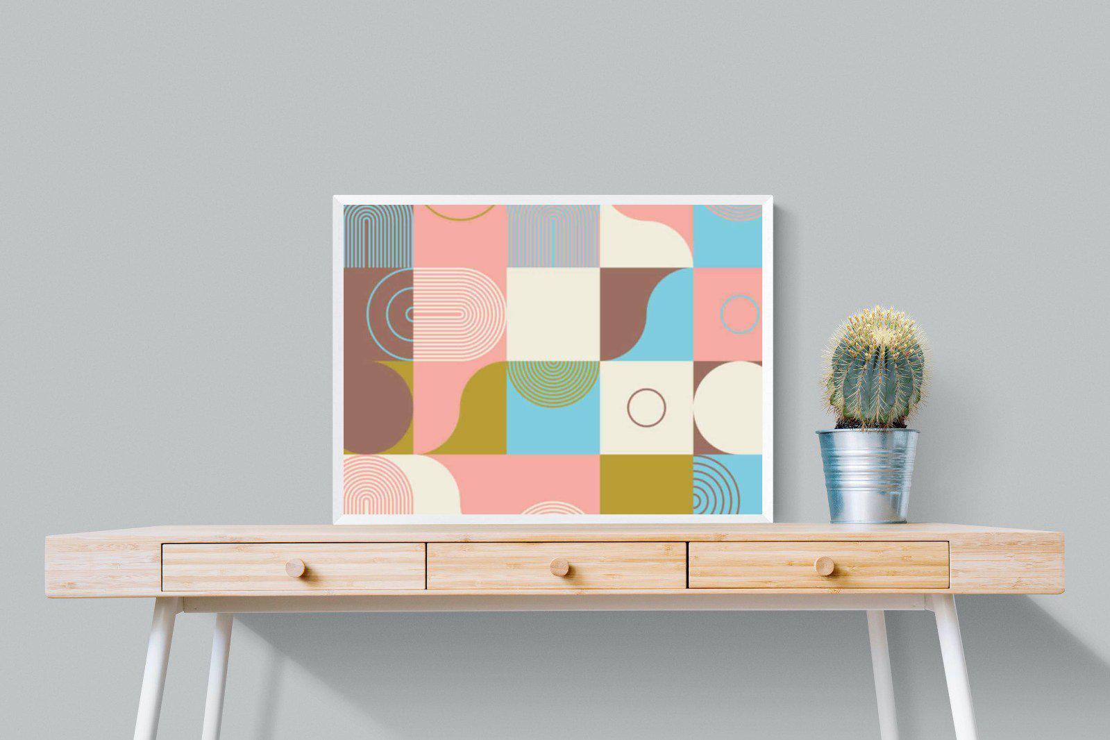 Geometric-Wall_Art-80 x 60cm-Mounted Canvas-White-Pixalot