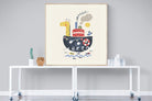 Giraffe Arc-Wall_Art-120 x 120cm-Mounted Canvas-Wood-Pixalot