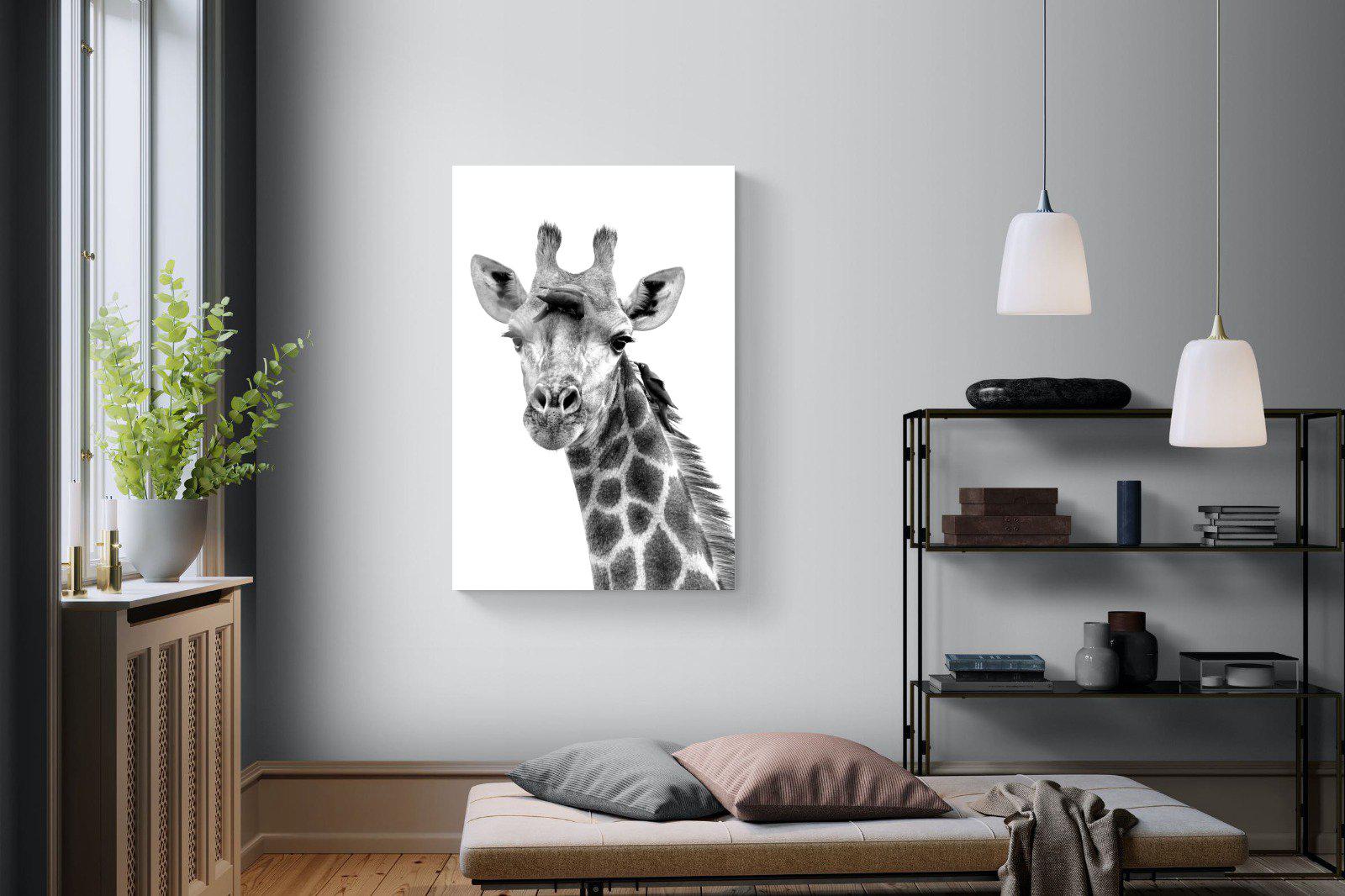 Giraffe Spa-Wall_Art-100 x 150cm-Mounted Canvas-No Frame-Pixalot