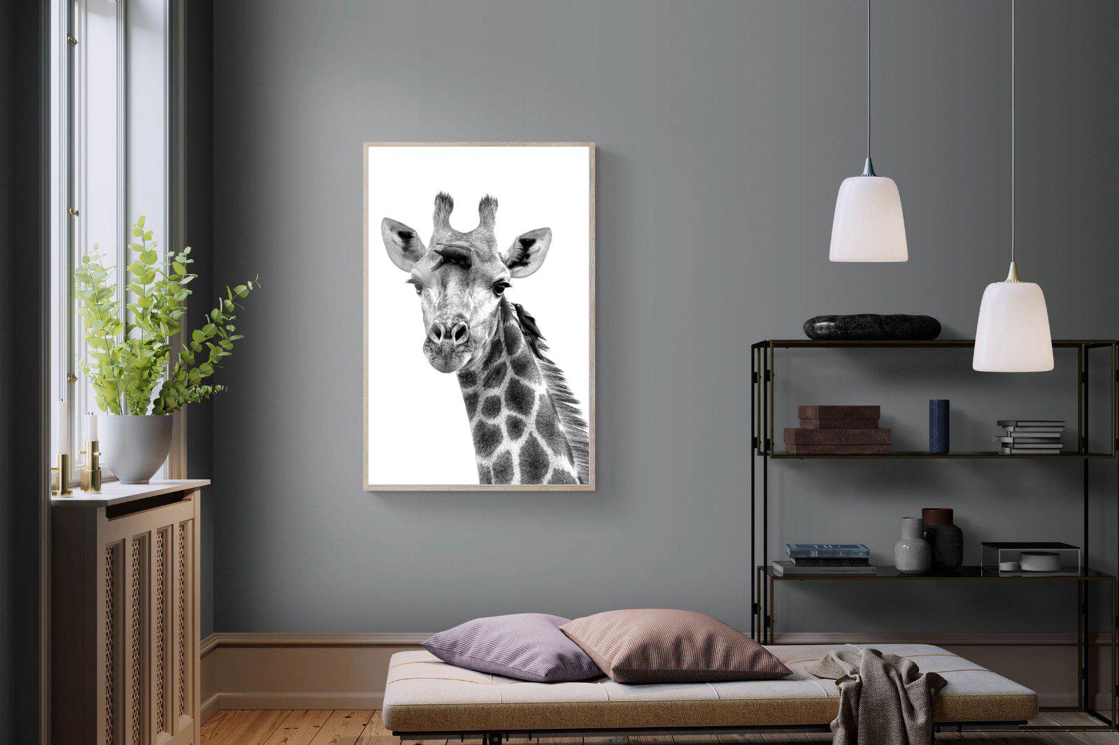 Giraffe Spa-Wall_Art-100 x 150cm-Mounted Canvas-Wood-Pixalot