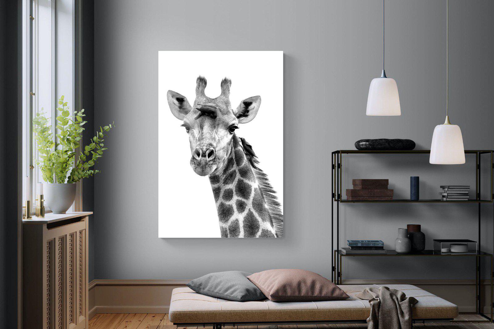 Giraffe Spa-Wall_Art-120 x 180cm-Mounted Canvas-No Frame-Pixalot