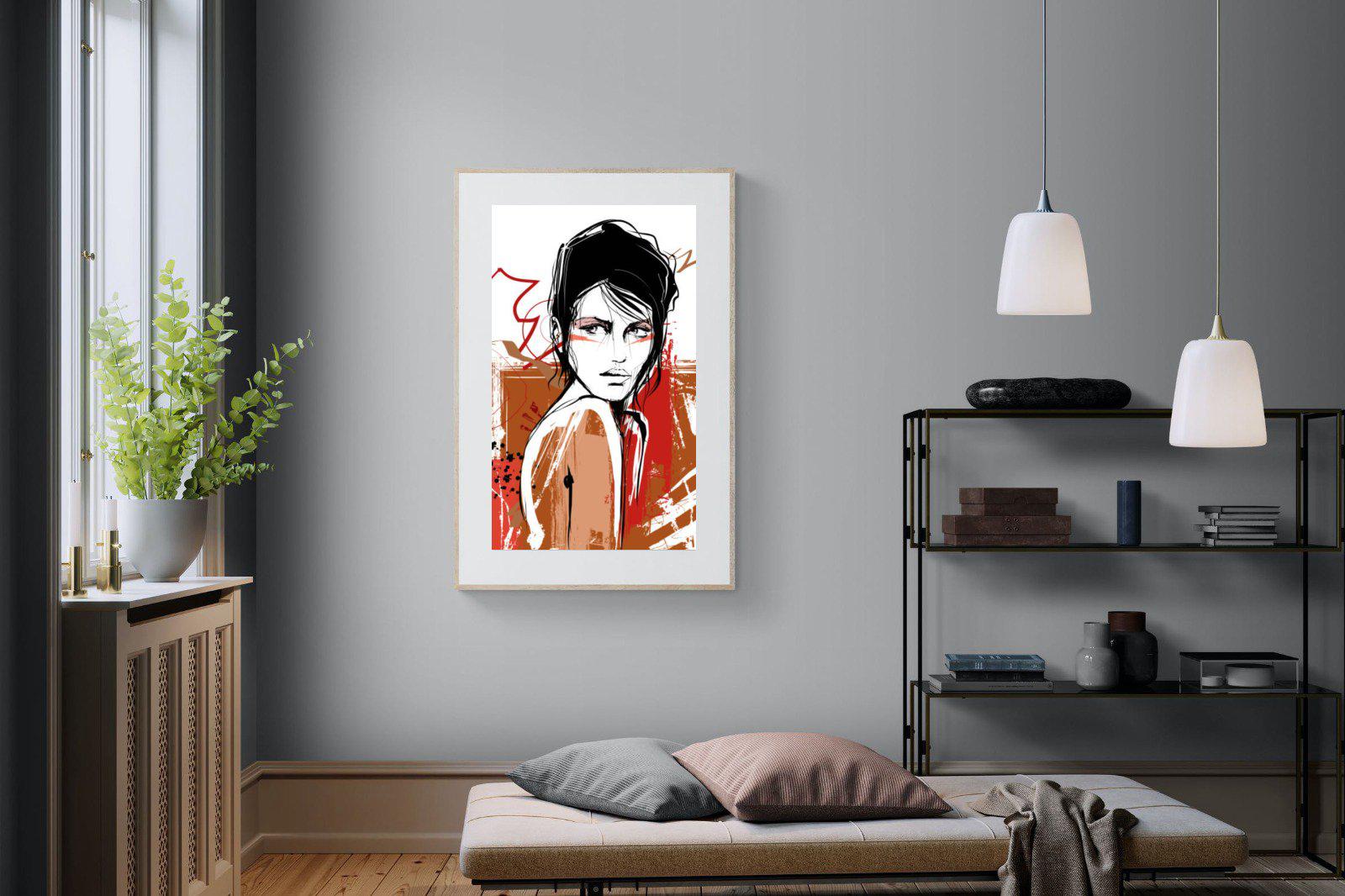 Glance-Wall_Art-100 x 150cm-Framed Print-Wood-Pixalot