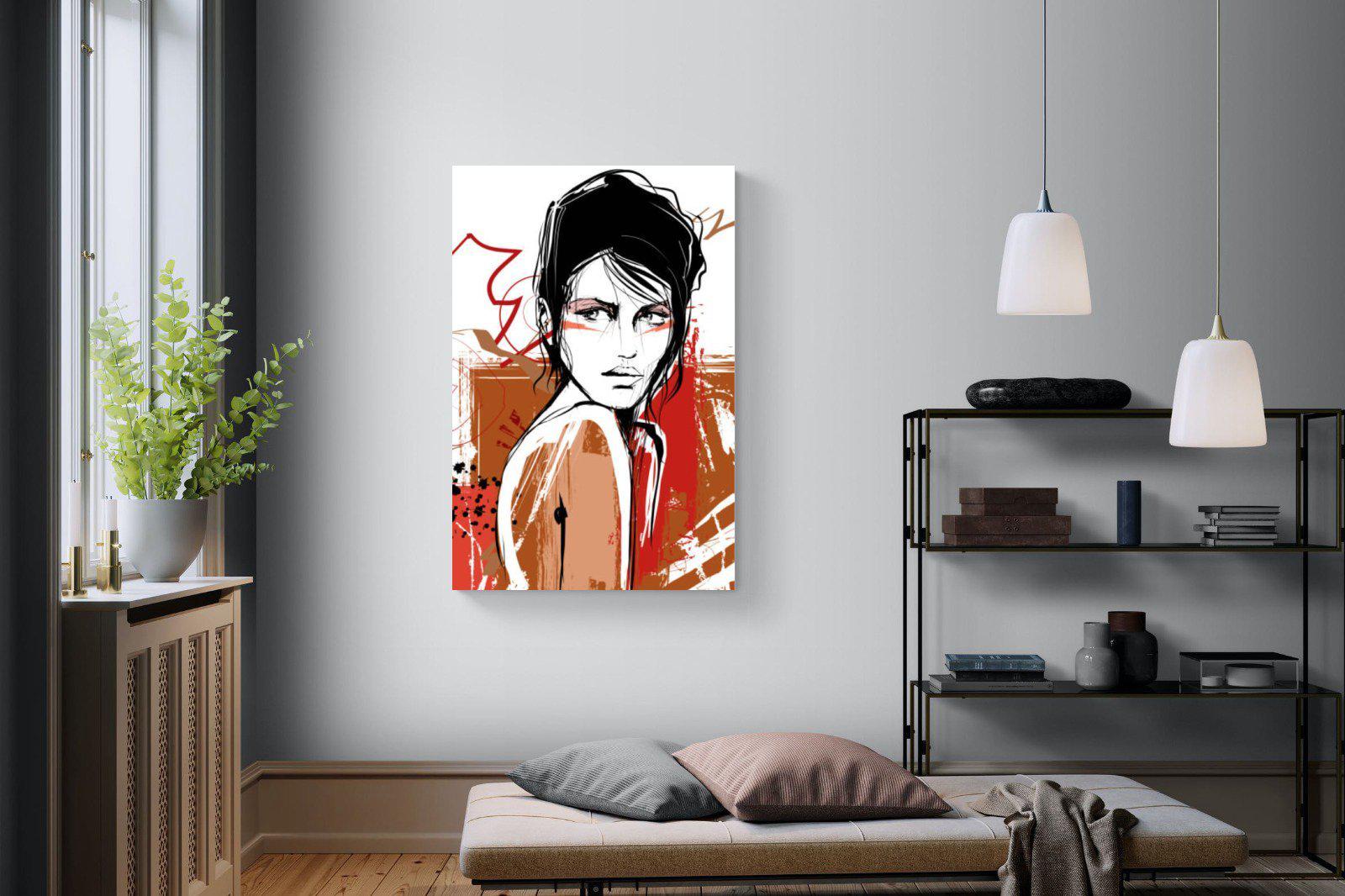 Glance-Wall_Art-100 x 150cm-Mounted Canvas-No Frame-Pixalot