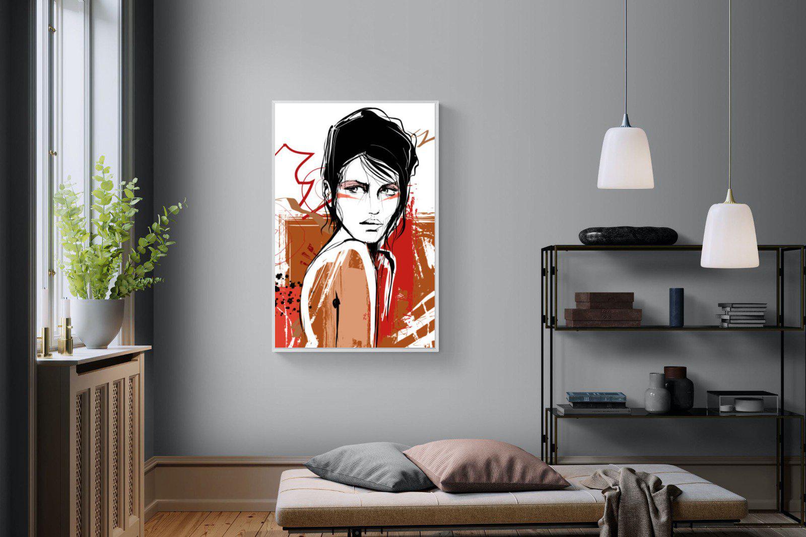 Glance-Wall_Art-100 x 150cm-Mounted Canvas-White-Pixalot