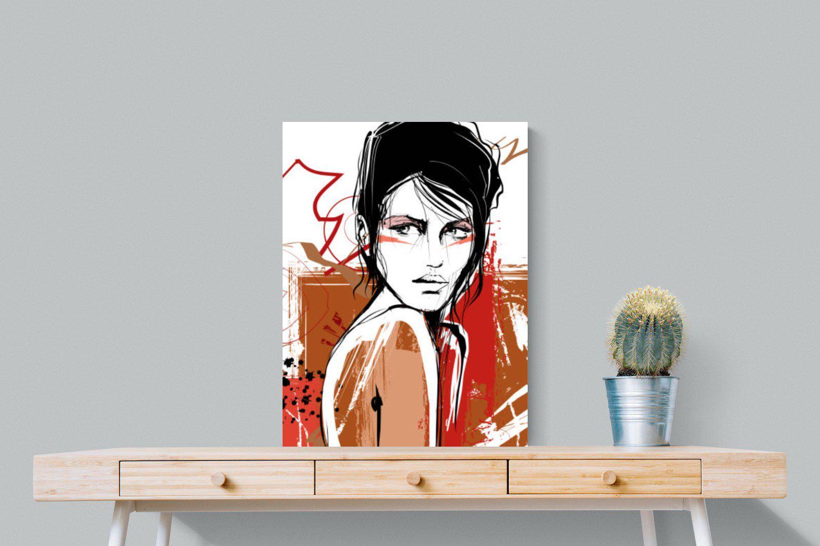 Glance-Wall_Art-60 x 80cm-Mounted Canvas-No Frame-Pixalot