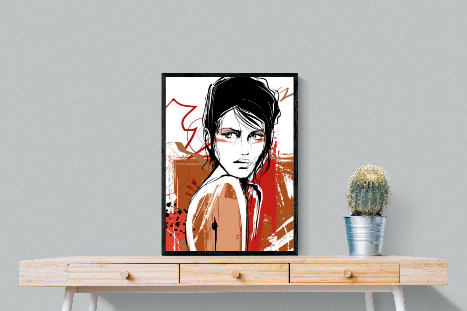 Glance-Wall_Art-60 x 80cm-Mounted Canvas-Black-Pixalot