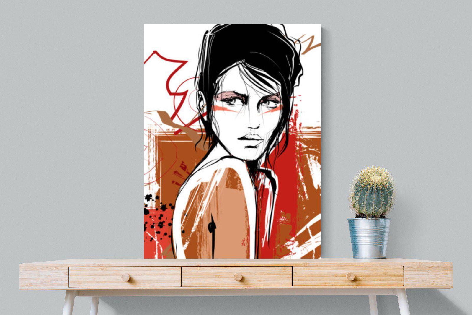 Glance-Wall_Art-75 x 100cm-Mounted Canvas-No Frame-Pixalot