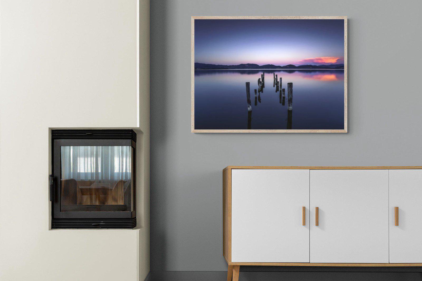 Glassy Lake-Wall_Art-100 x 75cm-Mounted Canvas-Wood-Pixalot