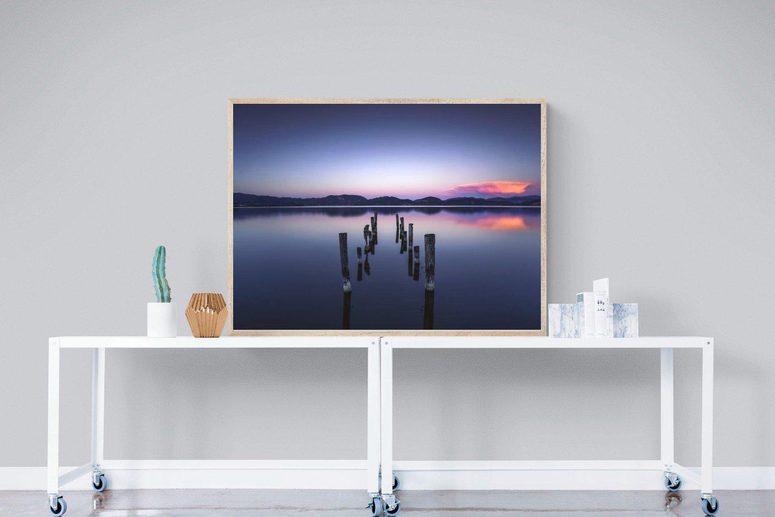 Glassy Lake-Wall_Art-120 x 90cm-Mounted Canvas-Wood-Pixalot