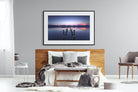 Glassy Lake-Wall_Art-150 x 100cm-Framed Print-Black-Pixalot