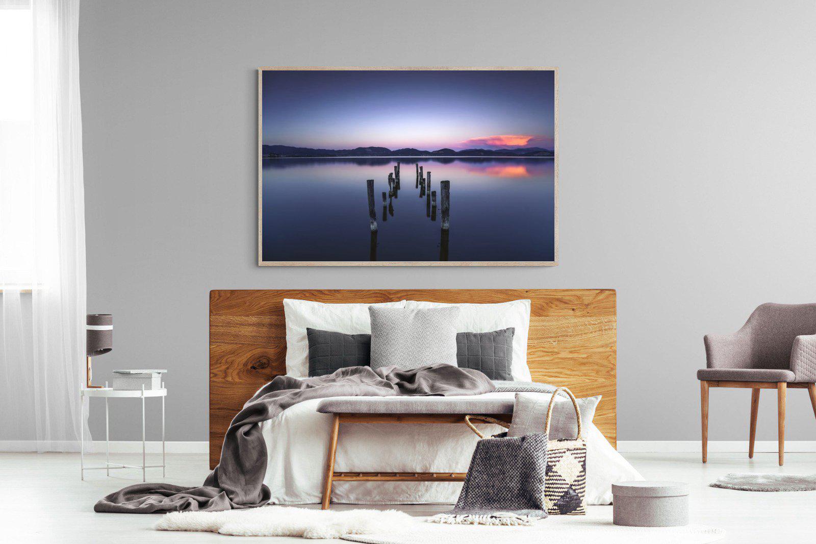 Glassy Lake-Wall_Art-150 x 100cm-Mounted Canvas-Wood-Pixalot