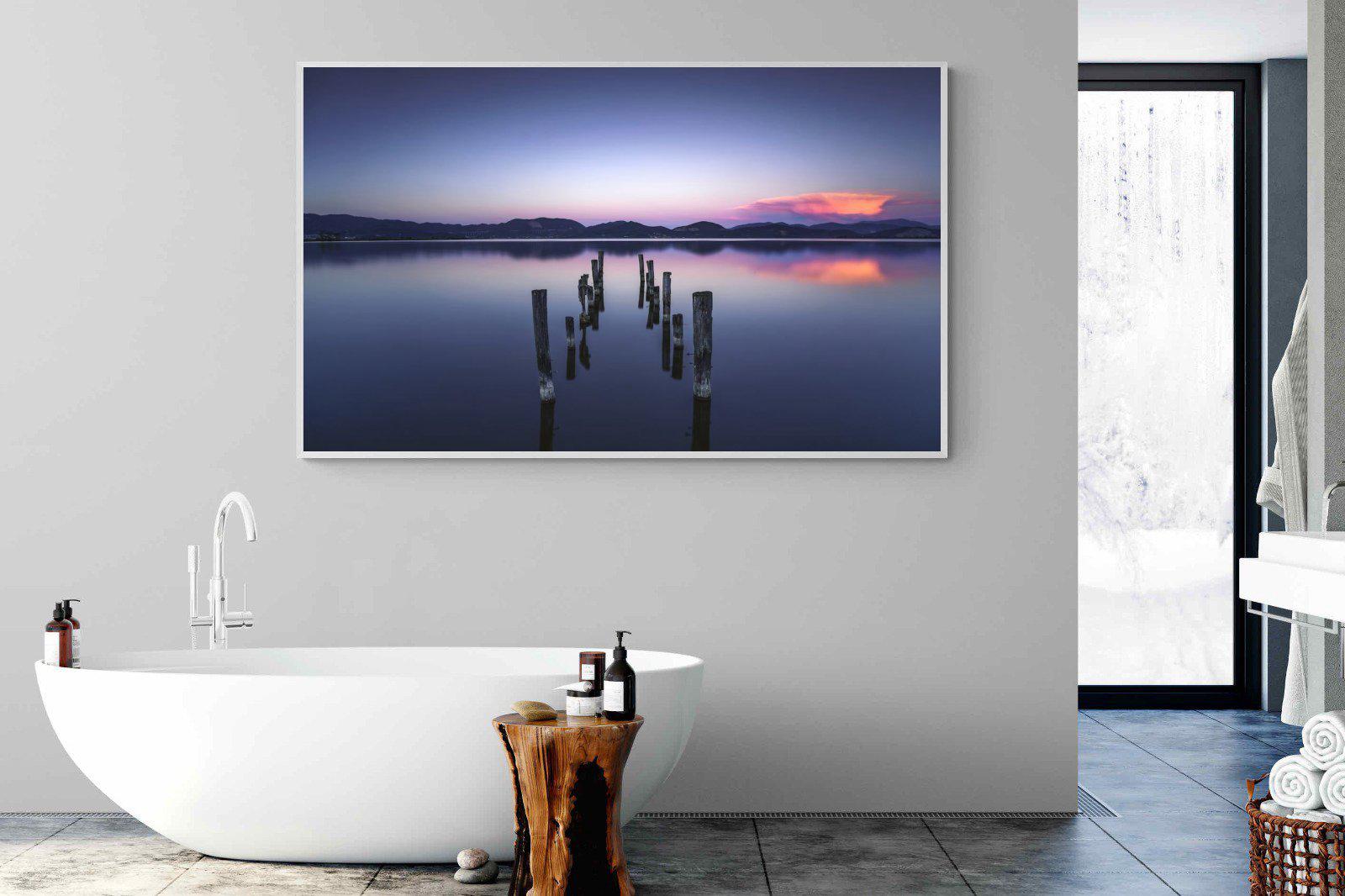 Glassy Lake-Wall_Art-180 x 110cm-Mounted Canvas-White-Pixalot