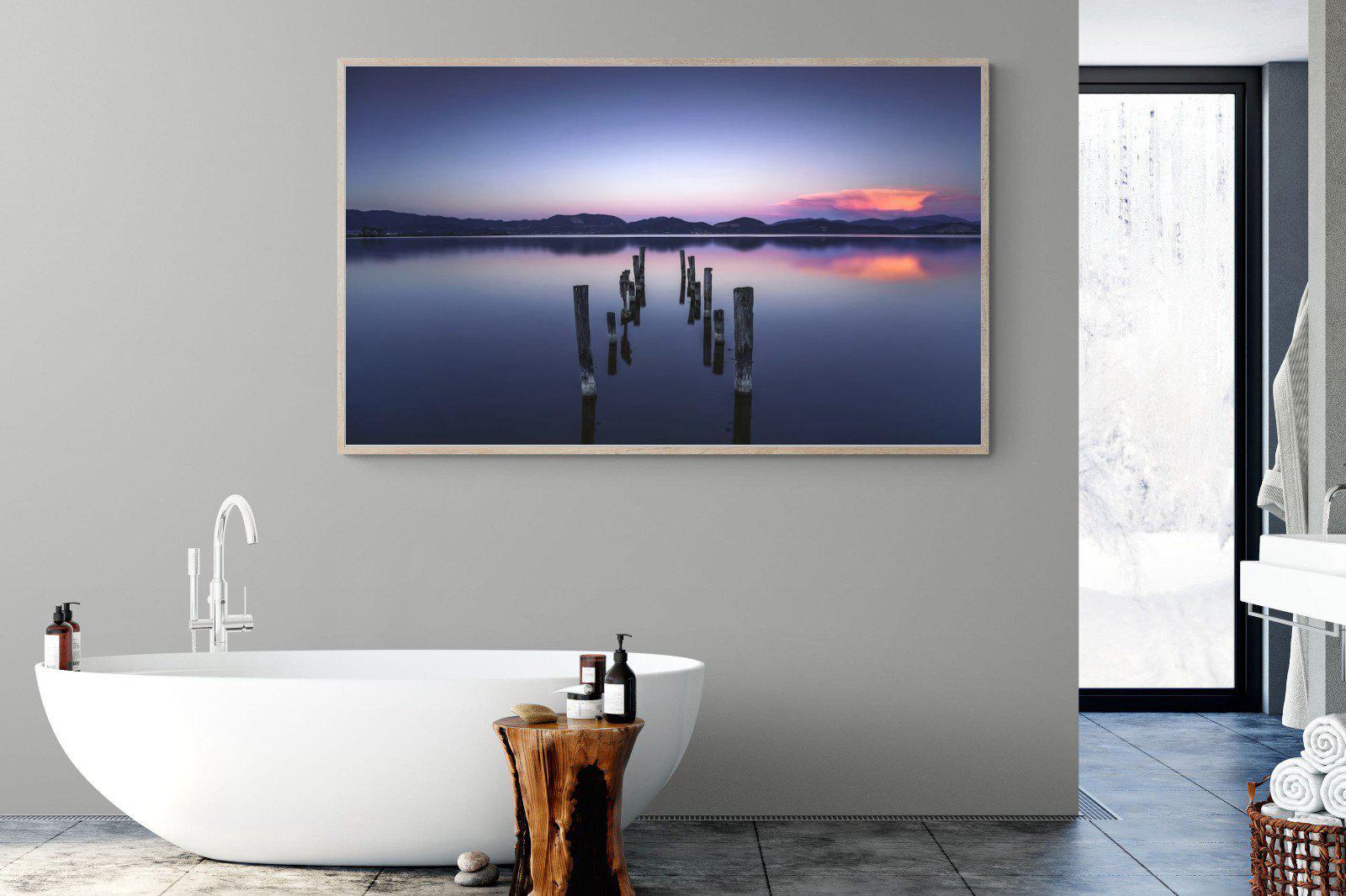 Glassy Lake-Wall_Art-180 x 110cm-Mounted Canvas-Wood-Pixalot