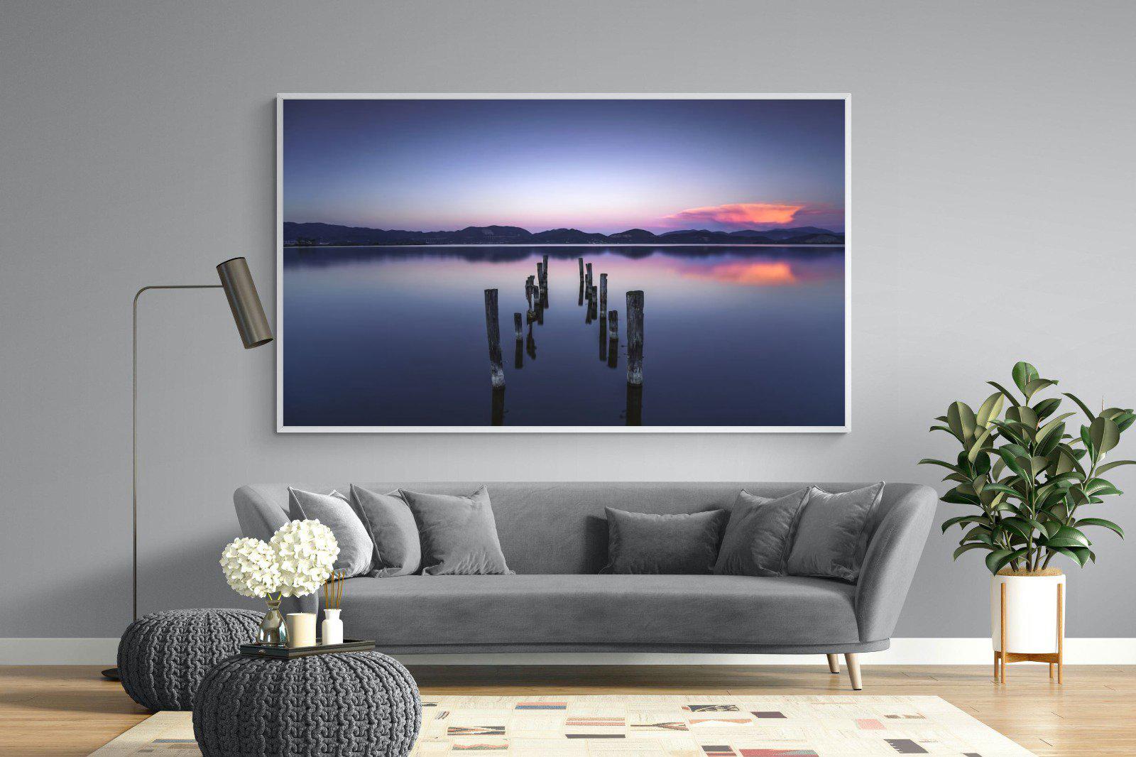 Glassy Lake-Wall_Art-220 x 130cm-Mounted Canvas-White-Pixalot