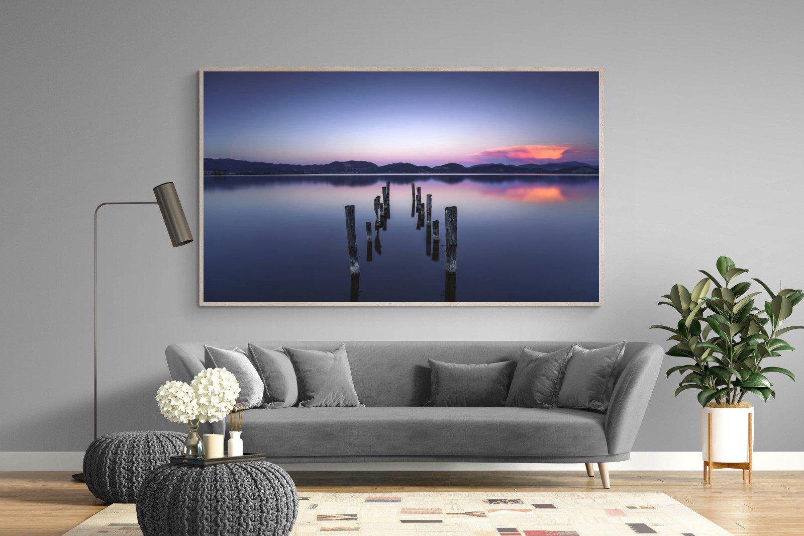 Glassy Lake-Wall_Art-220 x 130cm-Mounted Canvas-Wood-Pixalot