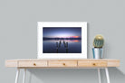 Glassy Lake-Wall_Art-80 x 60cm-Framed Print-White-Pixalot