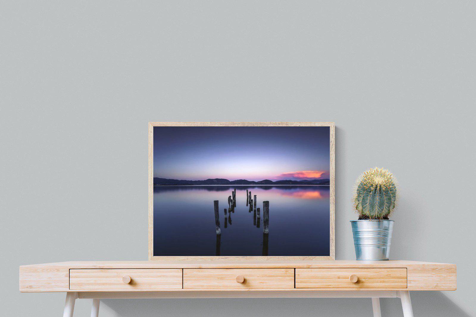 Glassy Lake-Wall_Art-80 x 60cm-Mounted Canvas-Wood-Pixalot