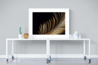 Gold Frond-Wall_Art-120 x 90cm-Framed Print-White-Pixalot