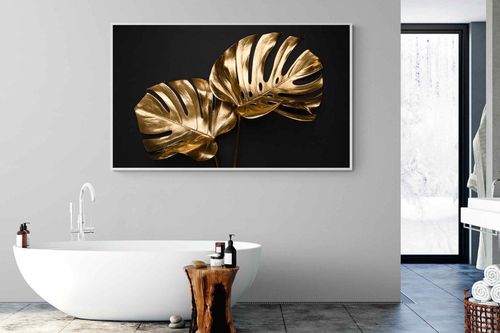 Gold Leaf-Wall_Art-180 x 110cm-Mounted Canvas-White-Pixalot