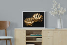 Gold Leaf-Wall_Art-60 x 45cm-Mounted Canvas-White-Pixalot