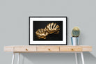 Gold Leaf-Wall_Art-80 x 60cm-Framed Print-Black-Pixalot