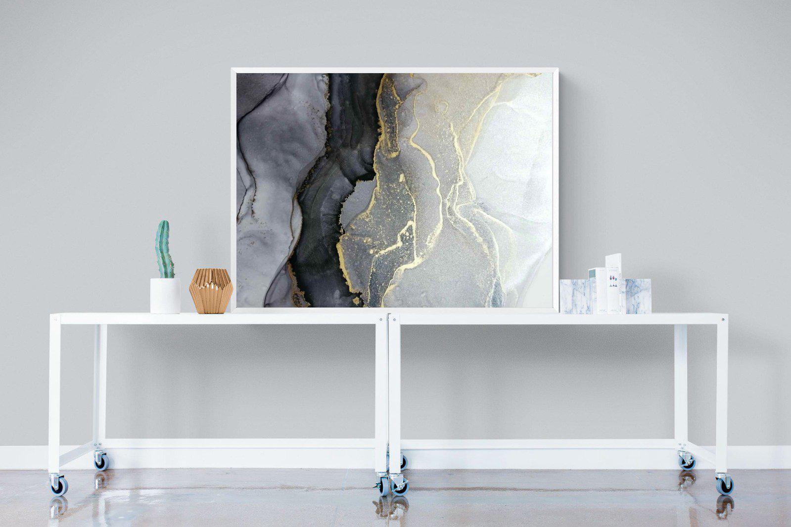 Gold Thread-Wall_Art-120 x 90cm-Mounted Canvas-White-Pixalot