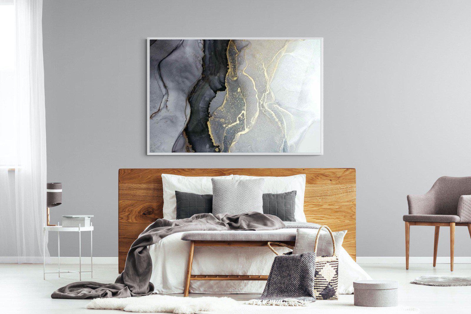 Gold Thread-Wall_Art-150 x 100cm-Mounted Canvas-White-Pixalot