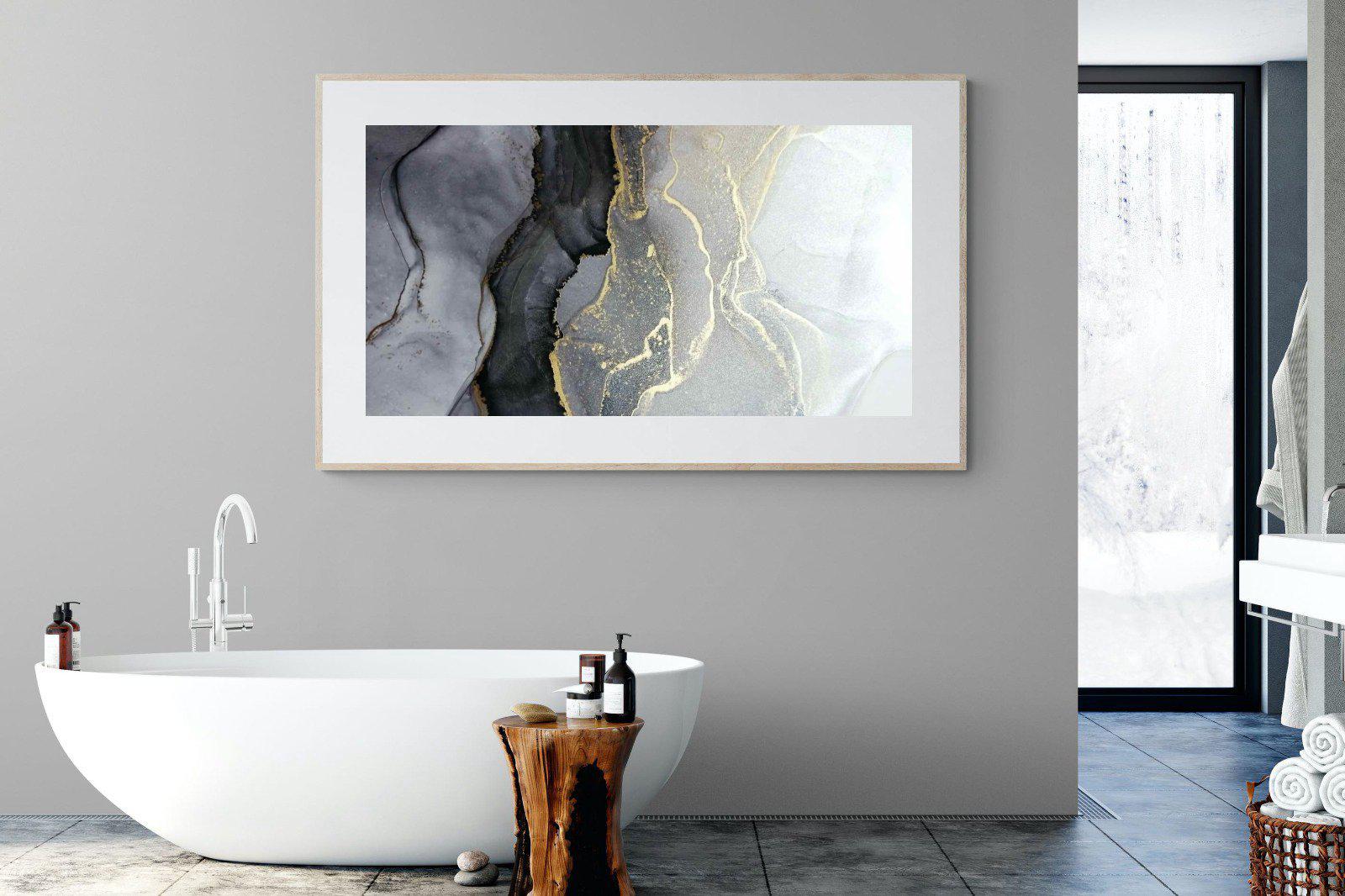 Gold Thread-Wall_Art-180 x 110cm-Framed Print-Wood-Pixalot