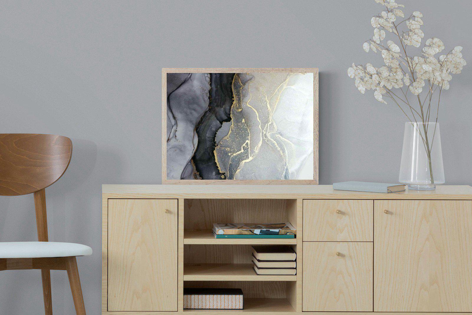 Gold Thread-Wall_Art-60 x 45cm-Mounted Canvas-Wood-Pixalot