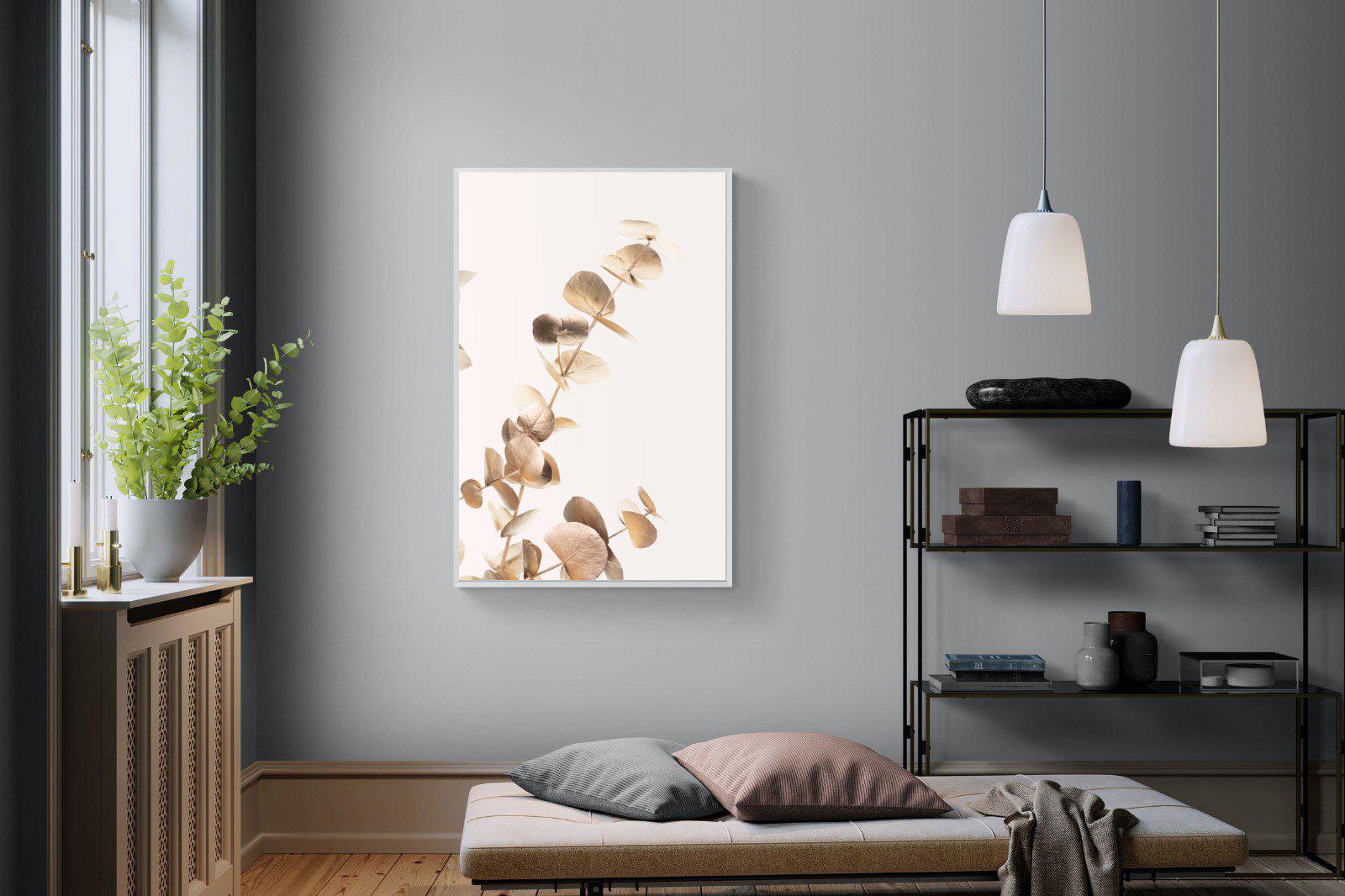 Golden Branch-Wall_Art-100 x 150cm-Mounted Canvas-White-Pixalot