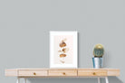 Golden Eucalyptus-Wall_Art-45 x 60cm-Framed Print-White-Pixalot