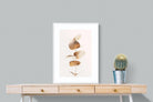 Golden Eucalyptus-Wall_Art-60 x 80cm-Framed Print-White-Pixalot