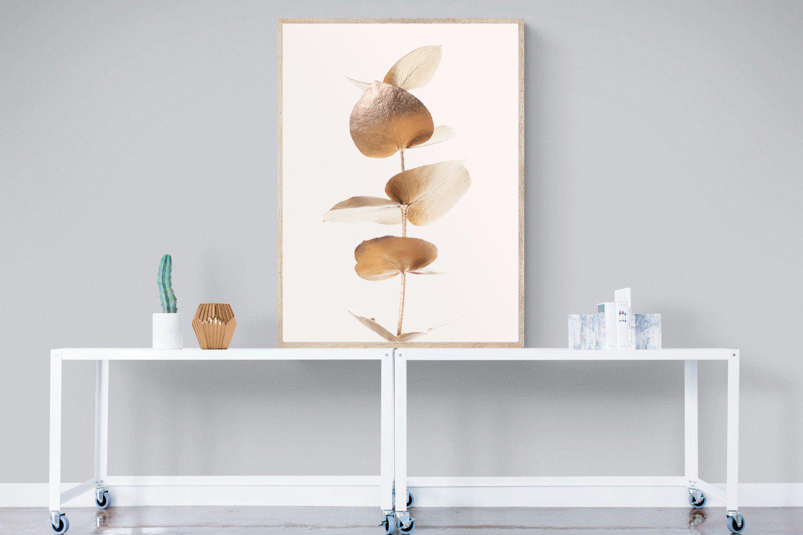 Golden Eucalyptus-Wall_Art-90 x 120cm-Mounted Canvas-Wood-Pixalot