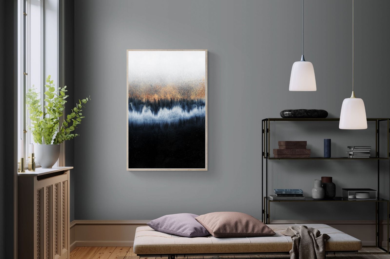 Golden Horizon-Wall_Art-100 x 150cm-Mounted Canvas-Wood-Pixalot