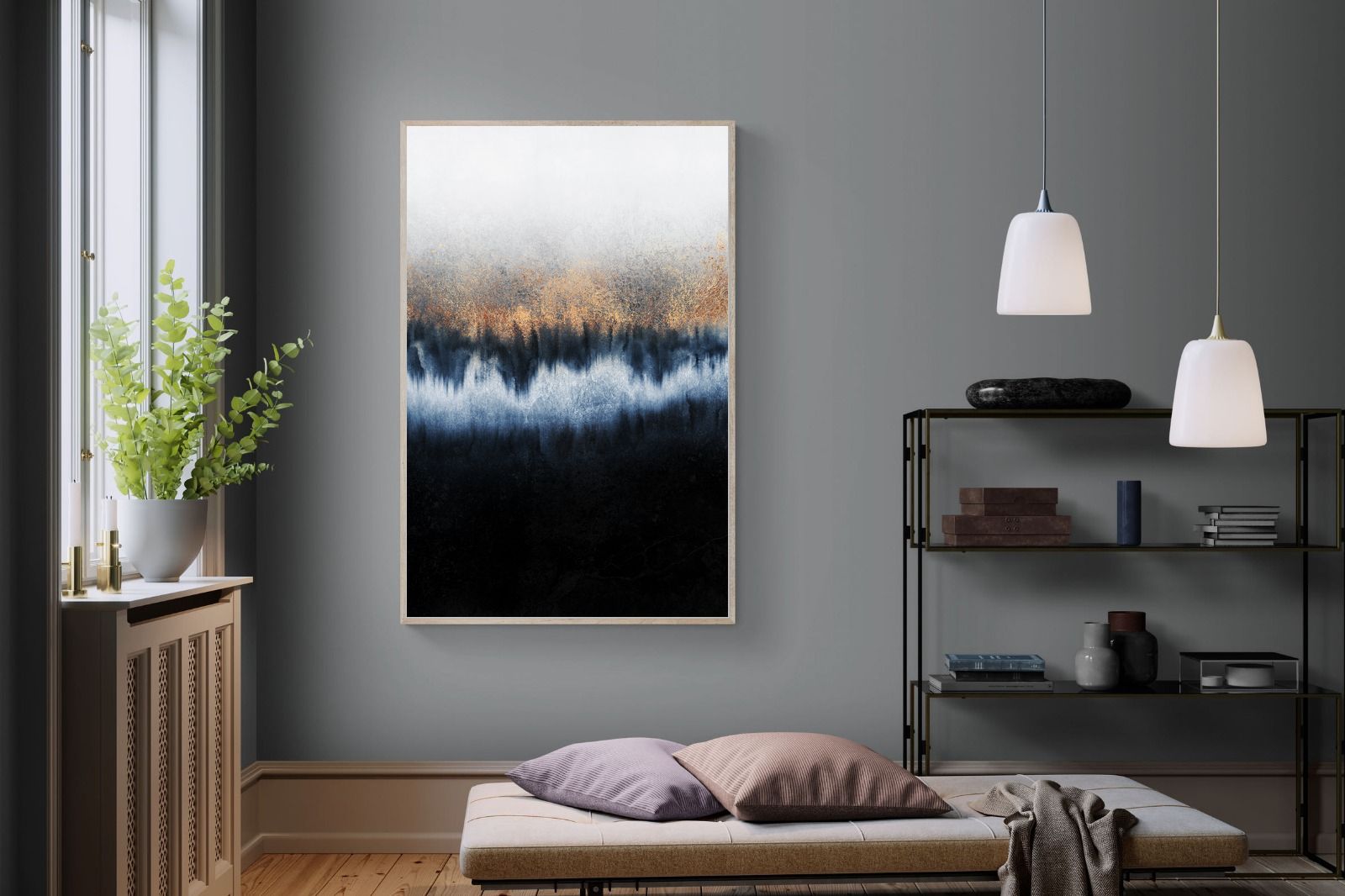 Golden Horizon-Wall_Art-120 x 180cm-Mounted Canvas-Wood-Pixalot