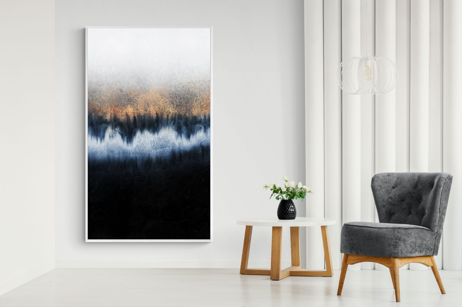 Golden Horizon-Wall_Art-130 x 220cm-Mounted Canvas-White-Pixalot