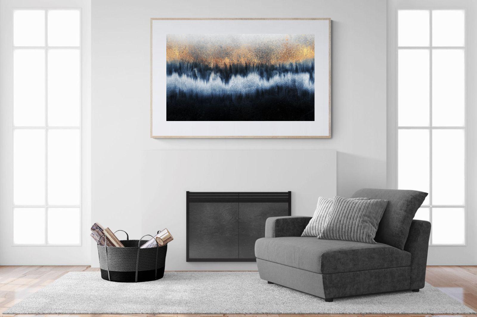 Golden Horizon-Wall_Art-150 x 100cm-Framed Print-Wood-Pixalot