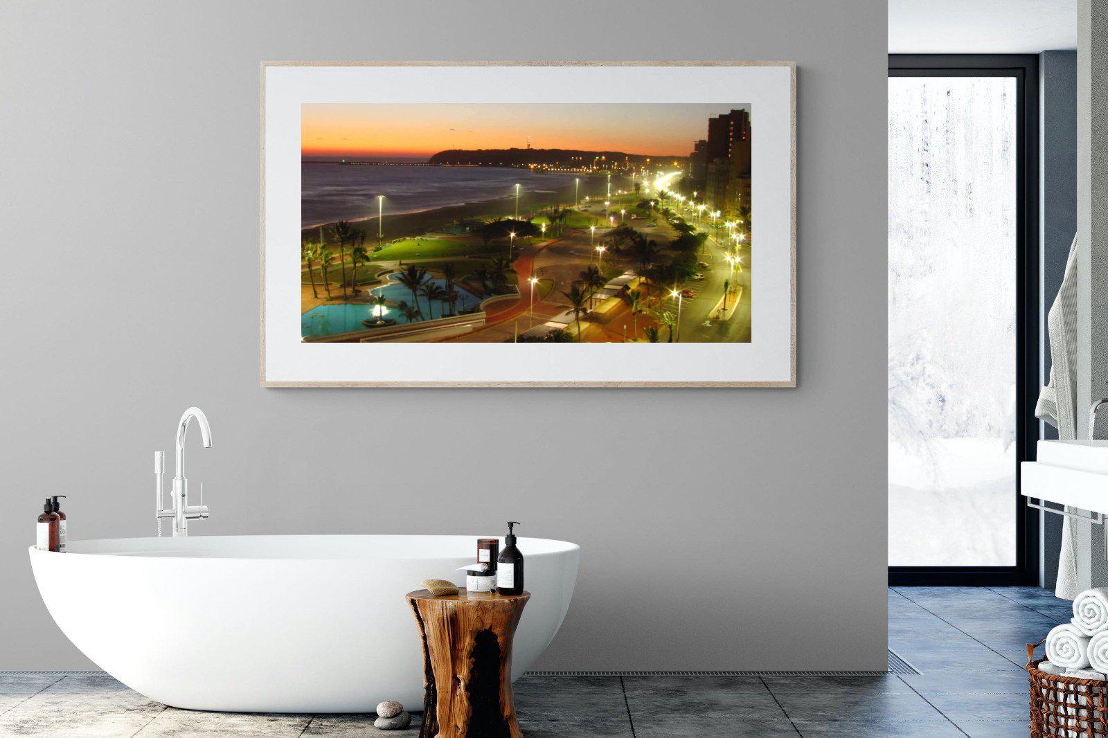 Golden Mile-Wall_Art-180 x 110cm-Framed Print-Wood-Pixalot